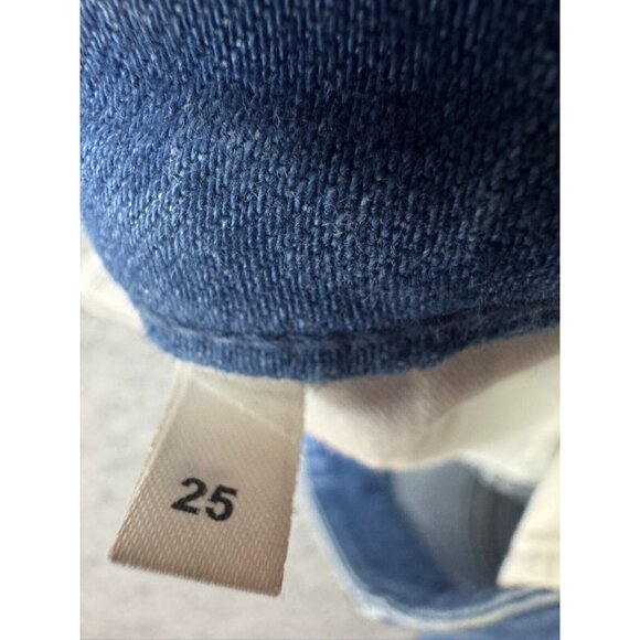 Closed Glow Jeans Women's 25 Blue Denim Made in Italy Ankle Raw Hem Hi Rise - Picture 11 of 13